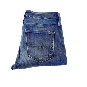 AG The Farrah Skinny High-Rise Skinny Dark Wash SZ28R